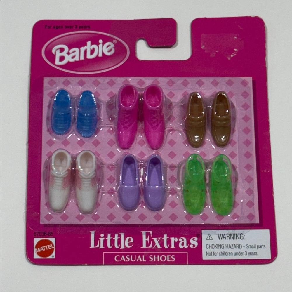 Vintage Barbie Little Extras Casual Shoes NWT